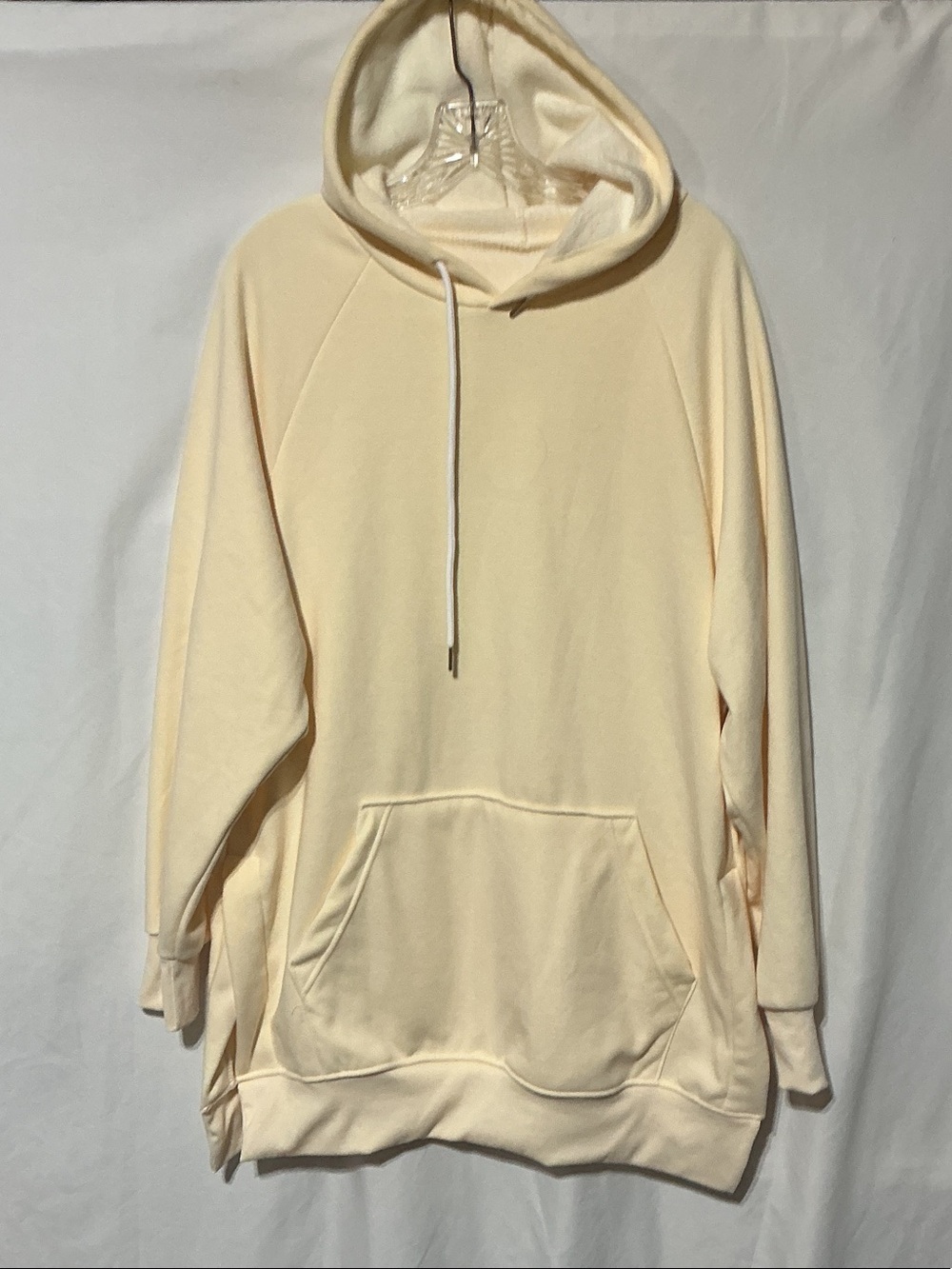 Cream Women's Oversized Hoodie Sweatshirt